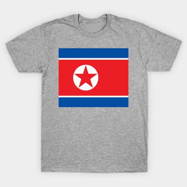 North Korea flag T-Shirt by flag for all